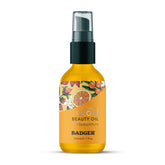 Badger Aceite Facial de espino amarillo, frasco, hidratación suave para piel radiante.
