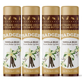 Bálsamo labial Badger Vanilla con presentación para uso diario.
