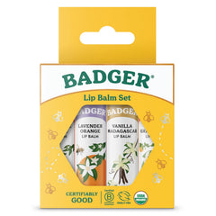 Badger bálsamo labial Mandarina: hidratación suave para labios secos