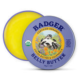 Badger Belly Butter, frasco de 2 oz para hidratar el vientre embarazado.