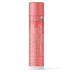Badger Pink Grapefruit Lip Balm texture close-up silky and non-waxy
