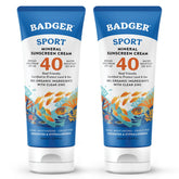 Badger protector solar mineral SPF40 en bote para rostro y cuerpo