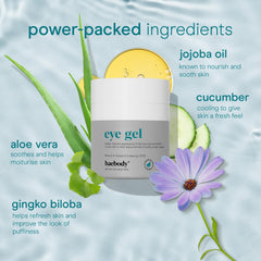 Applying Baebody Under-Eye Gel to the under-eye for quick refresh.