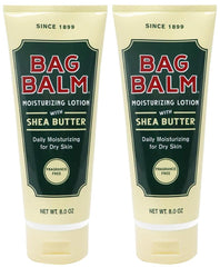 Bag Balm moisturizing body lotion dual-pack with two 8oz tubes for daily moisture.