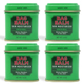Bag Balm original ointment tin pack of four for versatile on-the-go moisture