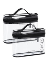 BAGSMART bolsa de maquillaje con apertura 180° para acceso rápido