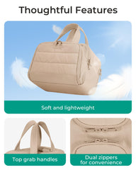 BAGSMART apertura doble lateral facilita acceso y evita derrames.