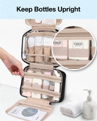 BAGSMART bolsa cosmética transparente TSA aprobada para seguridad