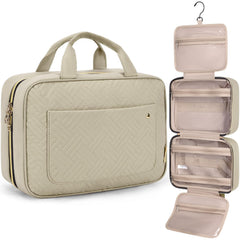 BAGSMART bolsa de toiletería colgante, ideal para ahorrar espacio al viajar.