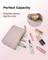 BAGSMART Bolsa organizador viaje rosa, ideal para artículos de higiene.