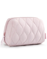 BAGSMART bolsa de maquillaje con apertura amplia para acceso rápido a cosméticos
