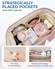 BAGSMART bolsillo con PVC para proteger brochas y evitar derrames