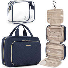 BAGSMART neceser-viaje colgante: organiza maquillaje y aseo fácilmente.