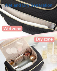 Neceser BAGSMART impermeable de PVC con bolsillo frontal para artículos mojados