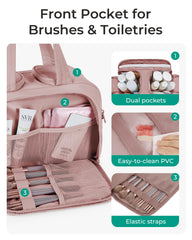 BAGSMART sac de toilette Taslan – douceur et légèreté pour voyager.