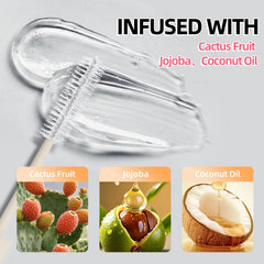 BAISEN DIARY Aceites botánicos: jojoba, argán y coco para hidratación durante el peinado.