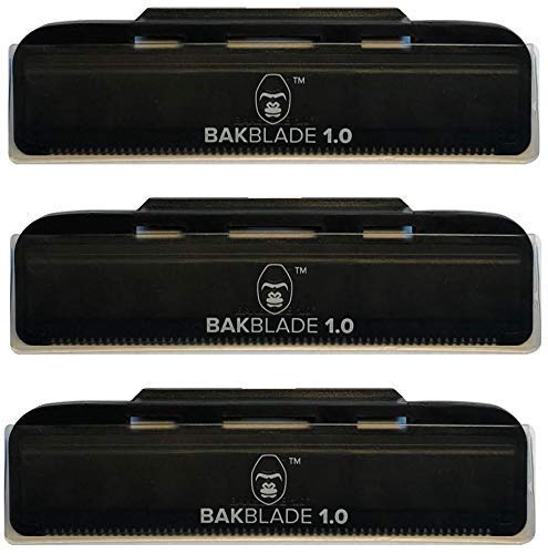 bakblade 1.0 cartuchos para espalda, afeitado suave y rápido.