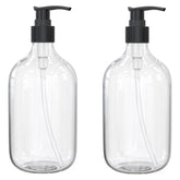BallHull botella dispensadora transparente de diez onzas para líquidos variados.