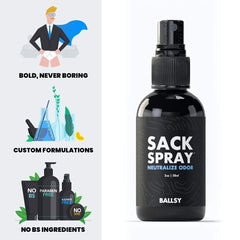 Ballsy Spray aroma lavanda y aloe, para calmar la piel.