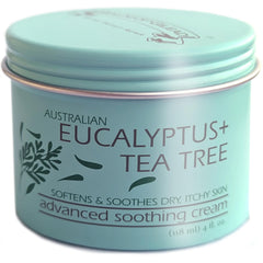 BALM OF GILEAD crema pies árbol de té eucalipto, hidratación intensa para talones secos
