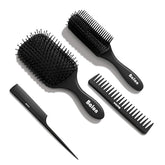 Balon cepillo desenredante paddle para cabello suave y sin tirones.
