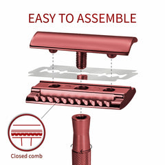 Cuchillas de acero inoxidable Bambaw, duraderas para varias sesiones de afeitado.