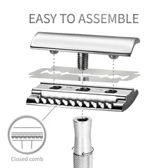 Bambaw mango metalico ergonomico para agarre cómodo y control preciso.