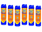 Banana Boat SPF 30 Deportiva en aerosol continuo, empaque de 6 piezas para uso al aire libre.