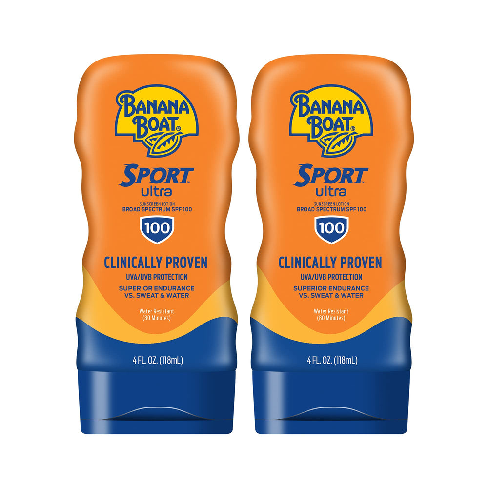 Banana Boat Sport Ultra SPF 100, bouteille 4oz prête à l emploi pendant le sport