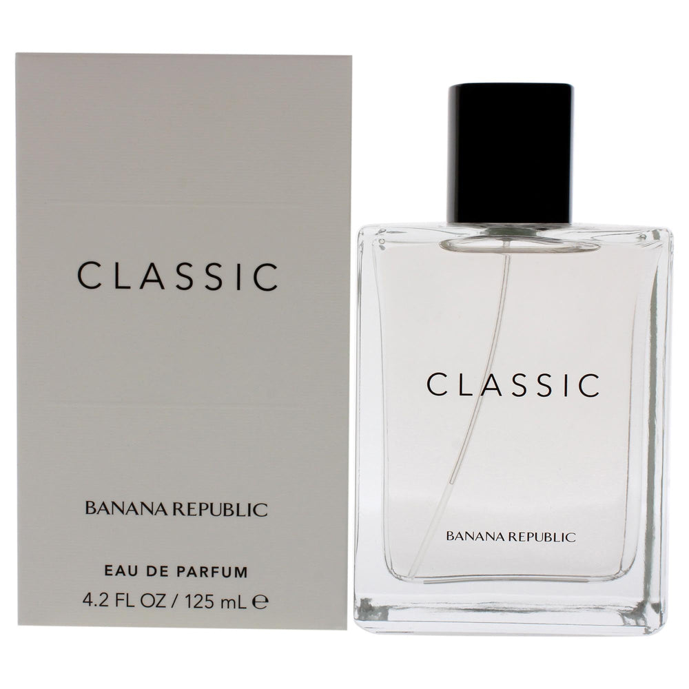 BANANA REPUBLIC Classic edp frasco de vidrio con notas cítricas para uso diario.