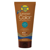Banana Boat Summer Color loción autobronceadora en botella para tono natural.