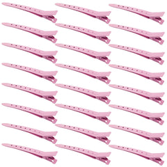 Pinzas Bantoye de pico de pato rosa para peinado preciso.