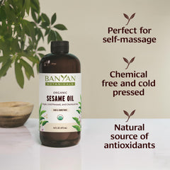 Banyan Botanicals huile sésame soin visage nettoyant doux