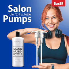 Bar5F bomba universal blanca para botellas, uso diario seguro y cómodo