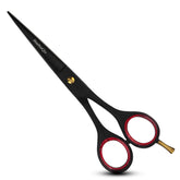 BarbaQo Tijeras de corte con hoja afilada para acabado preciso en cabello seco o mojado.