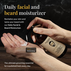 Barbology LONDON cuidado diario para piel en la base de la barba, hidrata suavemente.
