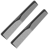 Peine de carbono 7 pulgadas de Bardeau Essentials con frontal elegante para peinado diario