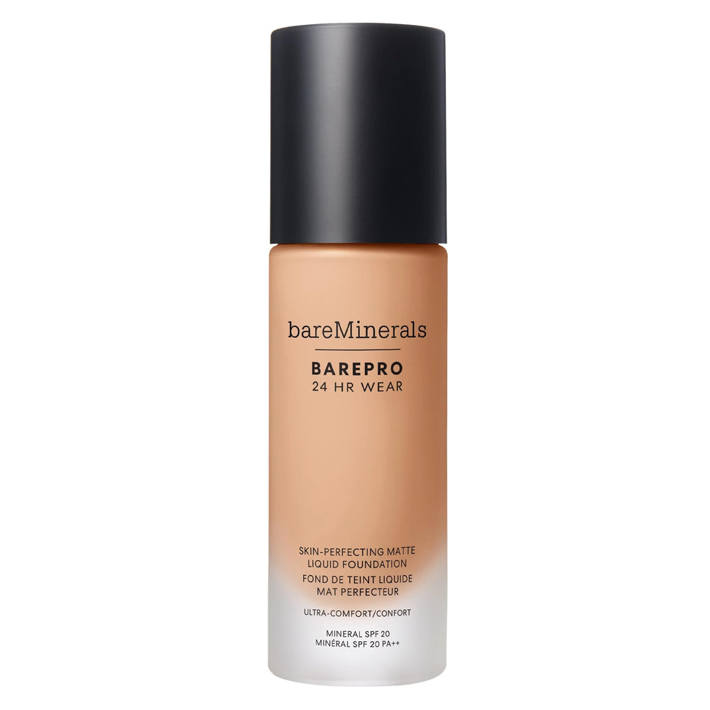 BareMinerals BarePro 24HR, botella con pump, acabado mate de larga duración