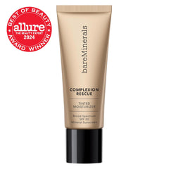 bareMinerals Complexion Rescue, aplicación de tintado ligero para un acabado translúcido y fresco.
