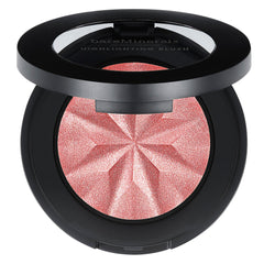 bareminerals rubor iluminador rosa brillo acabado suave en pómulos