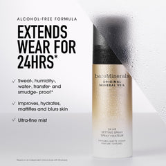 bareMinerals Original Veil : contrôle-brillance 24 h pour une peau plus homogène.