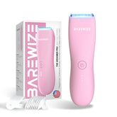 BAREWIZE Bikini Trimmer frente para uso cómodo y ergonómico