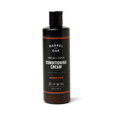 Barrel & Oak acondicionador sin enjuague, botella, hidrata y aporta brillo suave al cabello.