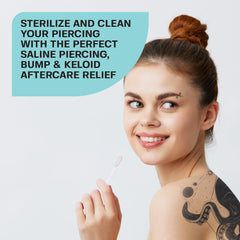 BASE LABORATORIES nose piercing cleaner swab for safe cleansing