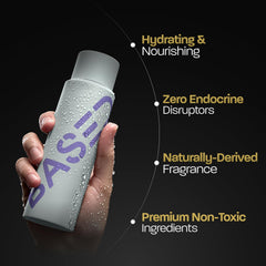 BASE D shampoing application sur cheveux pour nettoyage vivifiant