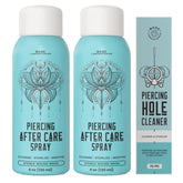 BASE LABORATORIES aerosol para piercings, uso diario para limpieza suave.