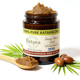 BatanaCo aceite crudo de Honduras en botella ámbar para conservar nutrientes del cabello