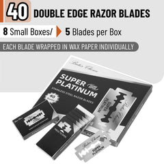 Bates Choice acero inoxidable con recubrimiento de platino para mayor durabilidad.