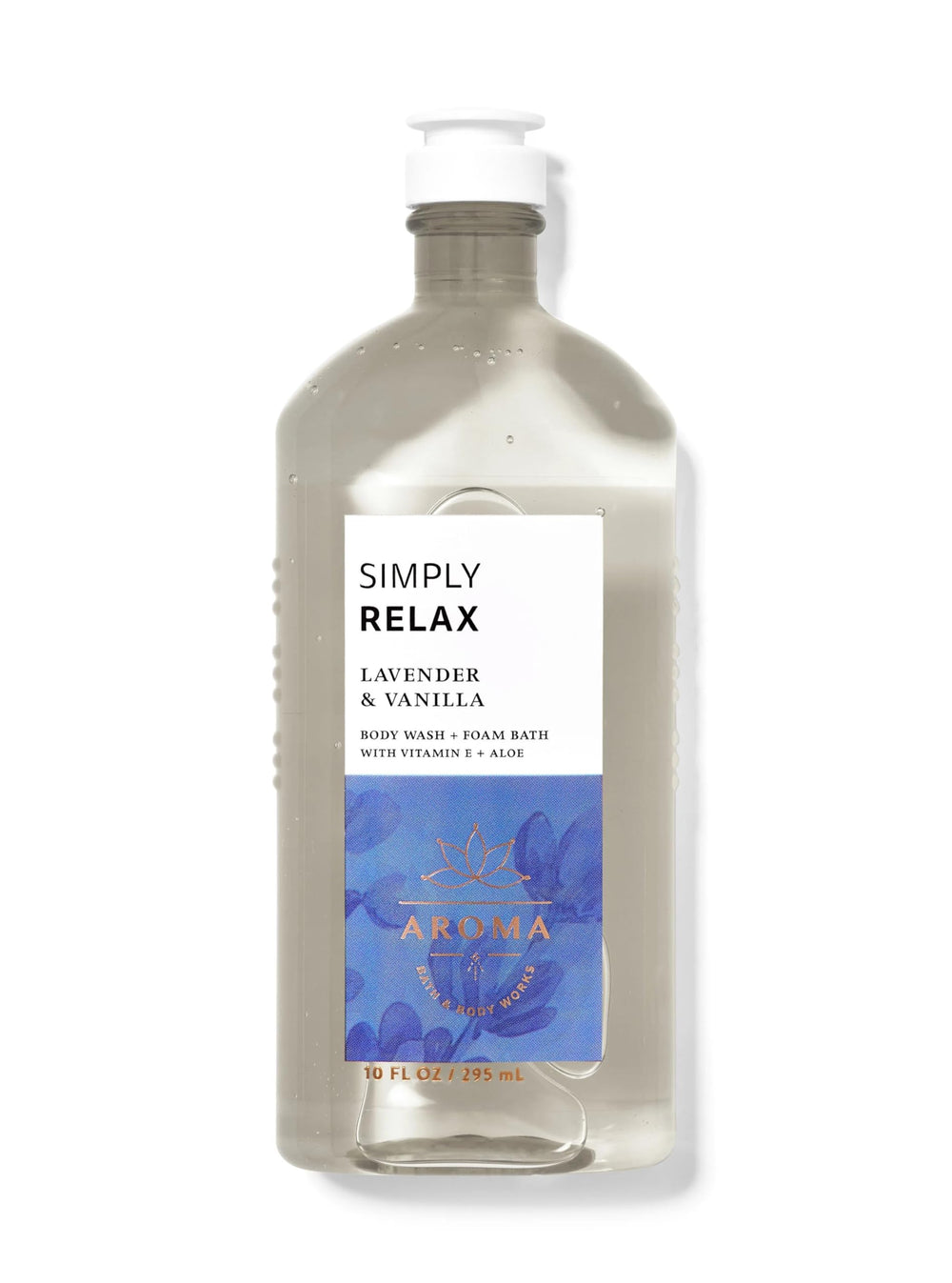 Bath & Body Works Aromatherapy Sleep lavanda y vainilla, espuma suave de ducha para relajarte