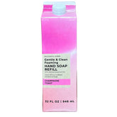 Bath & Body Works Champagne Toast relleno jabón espuma suave para uso diario.